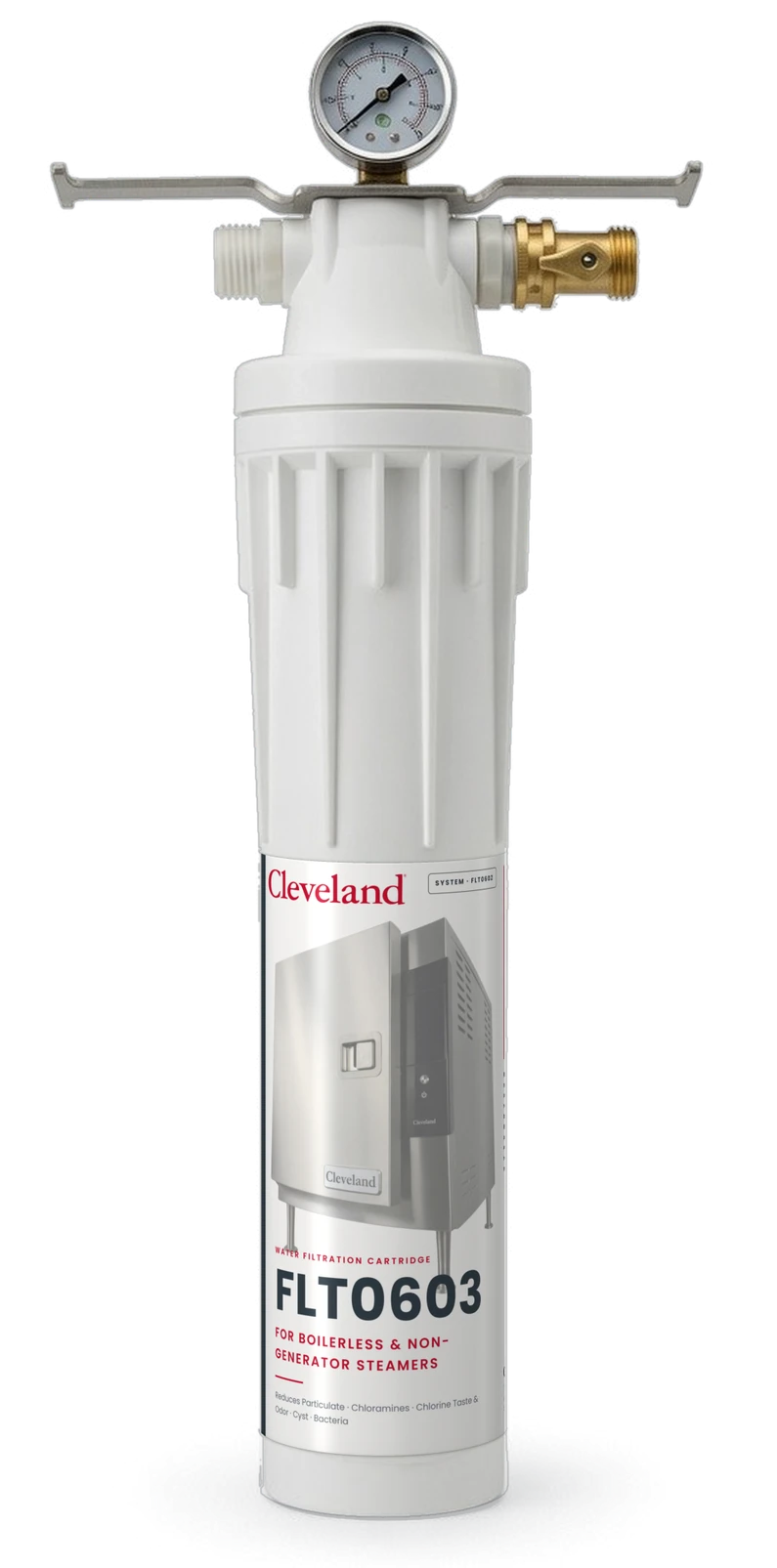 Cleveland FLT0602 water filtration system with FLT0603 cartridge