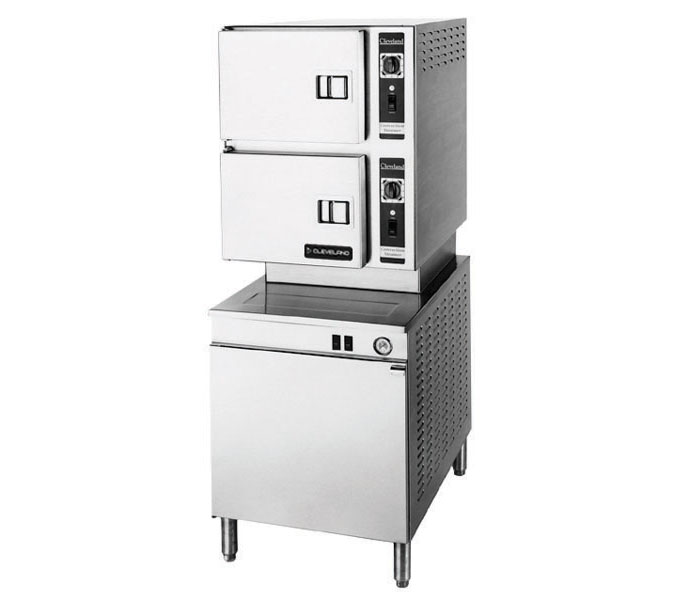 24CEM24: Classic series convection steamer with electric 15 PSI boiler